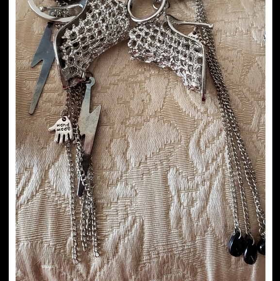 Silvertone Shoe Handcrafted KEYCHAIN/CHARM - Picture 2 of 4